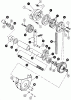 Snapper 1855 (80828) - 18 HP Garden Tractor, Twin Cylinder Hydro Drive, MF Series Ersatzteile Clutch & Mid-Power Take Off