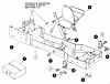 Snapper 1855 (80828) - 18 HP Garden Tractor, Twin Cylinder Hydro Drive, MF Series Ersatzteile Frame