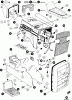 Snapper 1855 (80828) - 18 HP Garden Tractor, Twin Cylinder Hydro Drive, MF Series Ersatzteile Hood, Grille, Side Panels