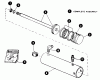 Snapper 1855 (80828) - 18 HP Garden Tractor, Twin Cylinder Hydro Drive, MF Series Ersatzteile Hydraulic Cylinder - Mid-Mount Lift - Type A - Benton