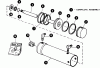 Snapper 1855 (80828) - 18 HP Garden Tractor, Twin Cylinder Hydro Drive, MF Series Ersatzteile Hydraulic Cylinder - Rear Lift Type B - Victor