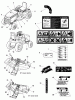 Snapper GT23540 (2690258) - 54" Garden Tractor, 23 HP, Hydro Drive, RMO, Series 0 Ersatzteile Decals Group