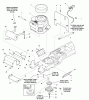 Snapper GT23540 (2690258) - 54" Garden Tractor, 23 HP, Hydro Drive, RMO, Series 0 Ersatzteile Engine & Electric Clutch Group - 23HP Kohler
