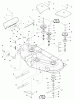 Snapper GT2354 (2690118) - 54" Garden Tractor, 23 HP, Hydro Drive Ersatzteile 54" Mower Deck - Housing, Arbors & Blade Group
