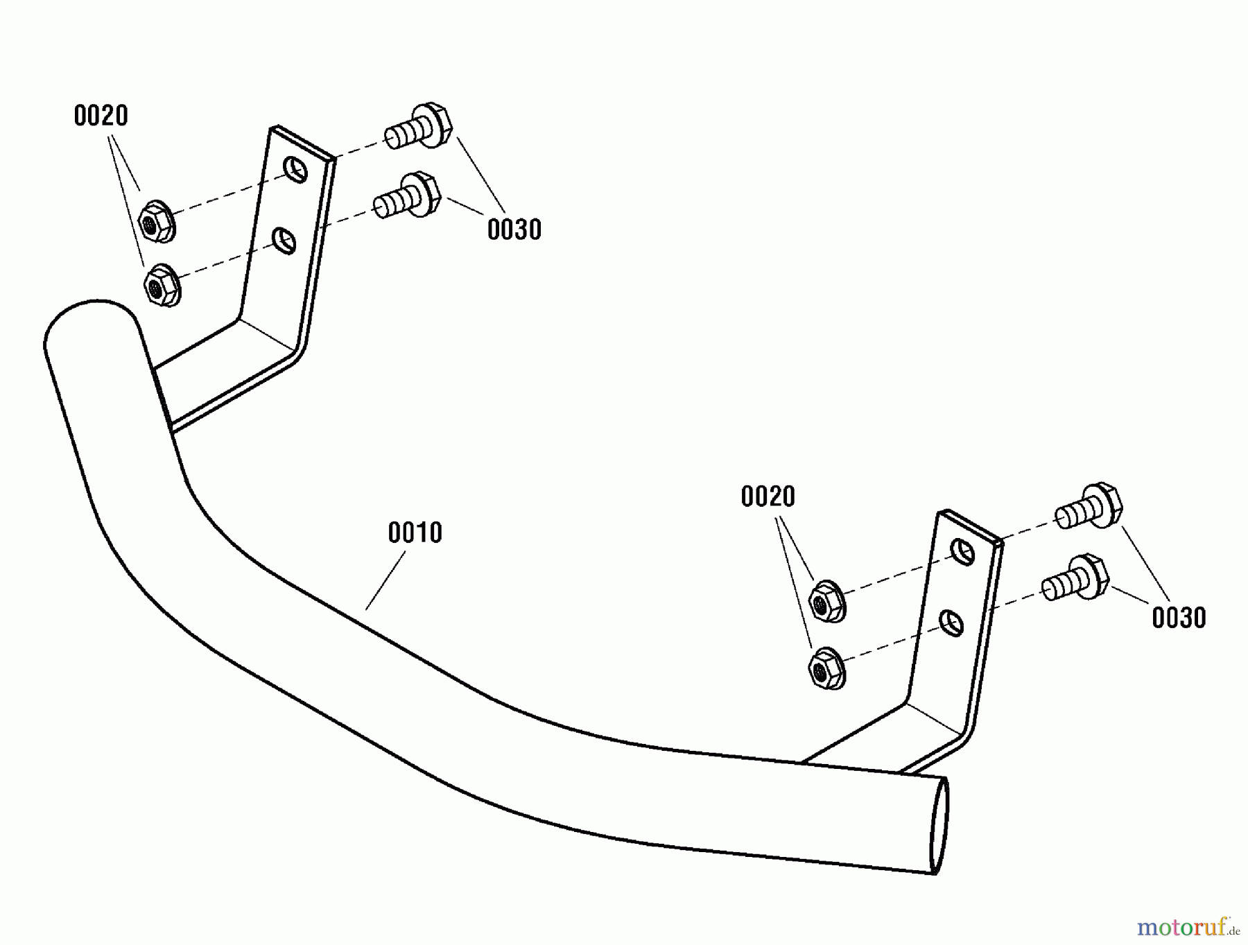 Snapper Zubehör. Rasenmäher 1695638 - Snapper Front Bumper Kit Front Bumper Kit