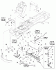 Snapper LT1644 (2690117) - 44" Lawn Tractor, 16 HP, Hydro Drive Ersatzteile Frame & Front Axle Group