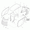 Snapper LT1644 (2690117) - 44" Lawn Tractor, 16 HP, Hydro Drive Ersatzteile Hood, Grill & Dash Group
