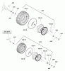 Snapper NXT2242 (2691023) - 42" Lawn Tractor, 22 HP, NXT200, LT125 Series Ersatzteile Wheels & Tires Group