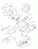 Snapper LT2246 (2691029-00) - 46" Lawn Tractor, Hydro Drive, RMO LT 300 Series Ersatzteile Seat & Seat Deck Group - EVAP Compliant