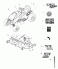 Snapper LT23420 (2690808) - 42" Lawn Tractor, 23HP, LT125 Series Ersatzteile Decals Group - 42" Deck