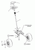 Snapper SLT23460FC (7800316) - 46" Lawn Tractor, 23HP, LT100 Series Ersatzteile Steering Group