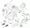 Snapper SPX2548 (2691187-00) - 48" SPX Ersatzteile Seat Deck & Fuel Tank Group