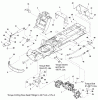 Snapper YT2452F (2691047-00) - 52" Yard Tractor, 24 HP, 4WD, Hydro Drive RMO, YT400 Series Ersatzteile Frame & Front Axle Group