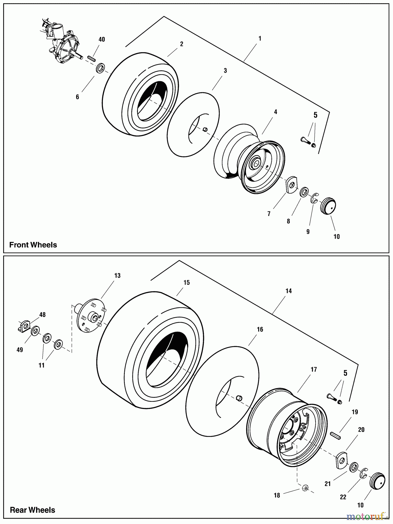 Snapper Rasen- und Gartentraktoren YT2452F (2691047-00) - Snapper 52