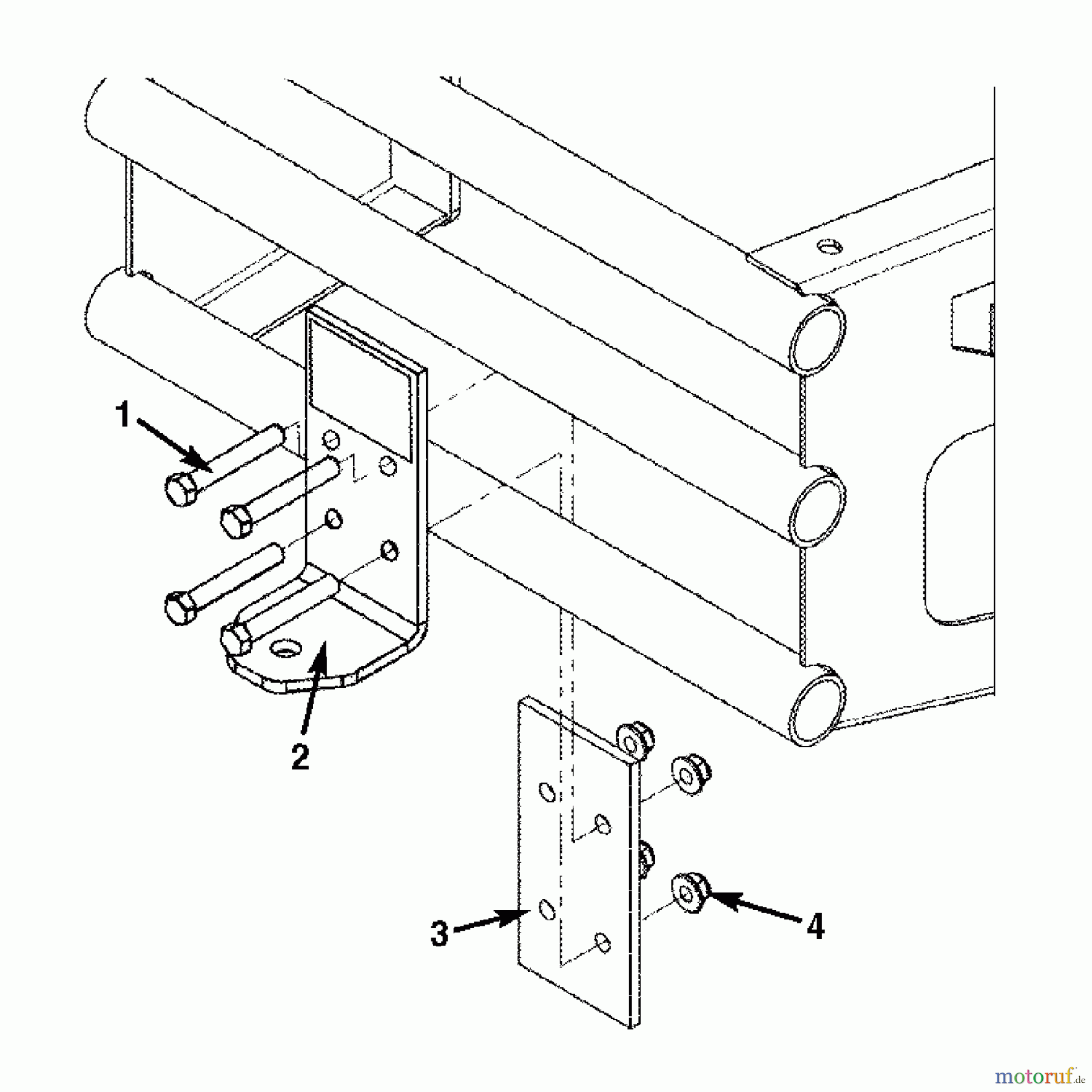 Snapper Zubehör. Rasenmäher 5600056 - Snapper Trailer Hitch Kit (ZT Series 1) Trailer Hitch Kit (ZT Series 1)