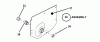 Snapper 7060947 - Bag N-Wagon, 30 Bushel 281222BE (84703) 28" 12 HP Rear Engine Rider Series 22 Ersatzteile Chain Case, L.H. Fender (Part 2)
