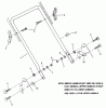 Snapper 19300 - 19" Walk-Behind Mower, 3 HP, Steel Deck, Series 0 Ersatzteile Lower Handles (19300, 19301 Series)