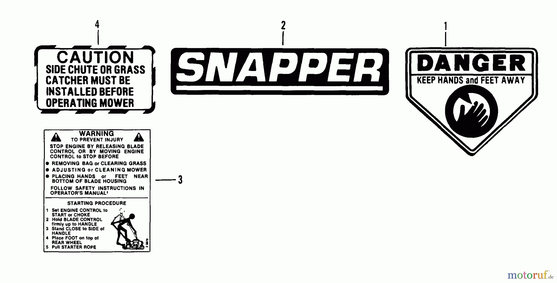 Snapper Rasenmäher D19357B - Snapper 19