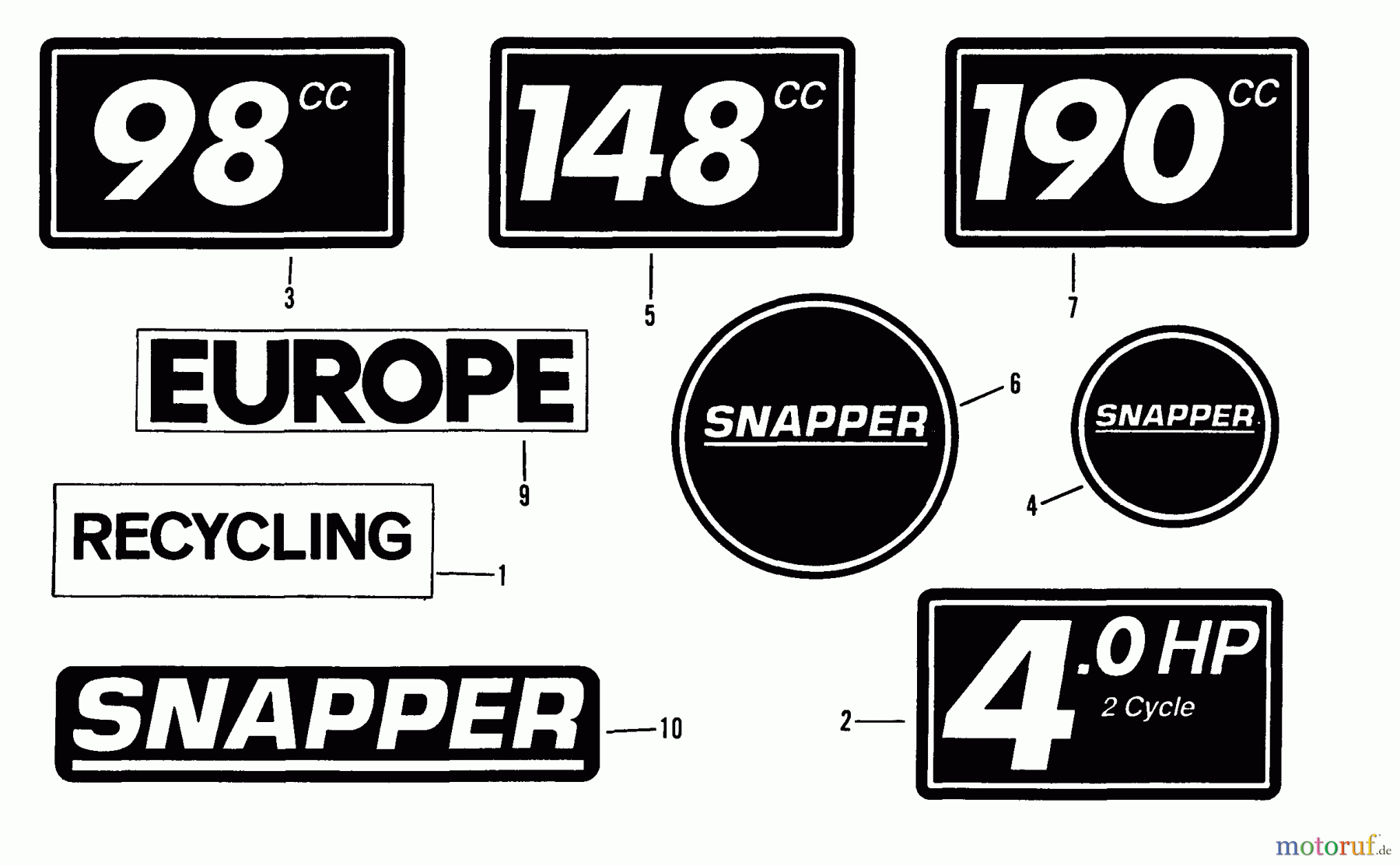 Snapper Rasenmäher D19357B - Snapper 19