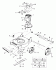 Snapper 19E03 - 19" Walk-Behind Mower, 3 HP, Steel Deck, Series 3 Ersatzteile Deck, Wheels, Motor