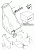 Snapper 21400 - 21" Walk-Behind Mower, 4 HP, Steel Deck, Series 0 Ersatzteile Side Chute Adapter, Grass Bag