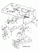 Snapper 7060947 - Bag N-Wagon, 30 Bushel W281023BVE (84884) 28" 10 HP Rear Engine Rider Series 23 Ersatzteile YOKE LIFT COMPONENTS