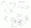 Snapper P21357B - 21" Walk-Behind Mower, 3.5 HP, Steel Deck, Series 7 Ersatzteile Side Chute, Adapter