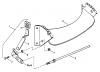 Snapper R21500T2 - 21" Walk-Behind Mower, 5 HP, 2 Cycle, Steel Deck, Recycling, Series 0 Ersatzteile Front Wheel Bracket