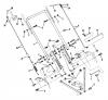 Snapper 21R00PC - 21" Walk-Behind Mower, 5 HP Robin, Steel Deck, Series 0 Ersatzteile Middle & Lower Handles - Self Propelled