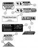 Snapper NR215012 - 21" Walk-Behind Mower, 5 HP, Steel Deck, Recycling, Series 12 Ersatzteile Decals (Part 4)