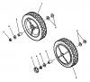 Snapper NR215012 - 21" Walk-Behind Mower, 5 HP, Steel Deck, Recycling, Series 12 Ersatzteile Front Wheels