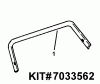 Snapper 21509B - 21" Walk-Behind Mower, 5 HP, Steel Deck, Series 9 Ersatzteile Crossbar Kit