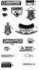 Snapper 21509B - 21" Walk-Behind Mower, 5 HP, Steel Deck, Series 9 Ersatzteile Decals (Part I)