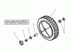 Snapper P216518KWV (80650) - 21" Walk-Behind Mower, 6 HP, Steel Deck, Series 18 Ersatzteile FRONT WHEELS