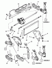 Snapper P216518KWV (80650) - 21" Walk-Behind Mower, 6 HP, Steel Deck, Series 18 Ersatzteile REAR WHEEL BRACKETS, LATCHES