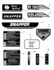 Snapper P2167519BFC (7800285) - 21" Walk-Behind Mower, 6.75 HP, Steel Deck, FC Series 19 Ersatzteile Decals
