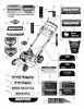 Snapper RP217020 (7800602) - 21" Walk-Behind Mower, 7 HP, Steel Deck, Series 20 Ersatzteile Decals
