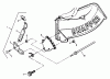 Snapper A21507 - 21" Walk-Behind Mower, 5 HP, Cast Deck, Side Discharge, Series 7 Ersatzteile Front Wheel Bracket, Latches