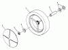 Snapper A21507 - 21" Walk-Behind Mower, 5 HP, Cast Deck, Side Discharge, Series 7 Ersatzteile Front Wheels