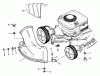 Snapper CAP21509R (80325) - 21" Walk-Behind Mower, 5 HP, Cast Deck, Side Discharge, Series 9 Ersatzteile Adapter, Brackets