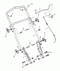 Snapper BH500 - Black Hawk 19" Walk-Behind Mower, Steel Deck Ersatzteile Handles & Controls