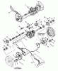 Snapper BH600SP - Black Hawk 21" Walk-Behind Mowers Rear Discharge, Series 0 Ersatzteile Axle/Transmission Assembly