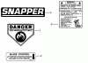 Snapper C21507B - 21" Walk-Behind Mower, 5 HP, Steel Deck, Series 7 Ersatzteile Decals (Part 1)