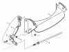 Snapper CP21509R (80304) - 21" Walk-Behind Mower, 5 HP, Steel Deck, Series 9 Ersatzteile Front Wheel Bracket