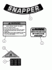 Snapper CP215517HV (84908) - 21" Walk-Behind Mower, 5.5 HP, Steel Deck, Series 17 Ersatzteile DECALS PT. 2