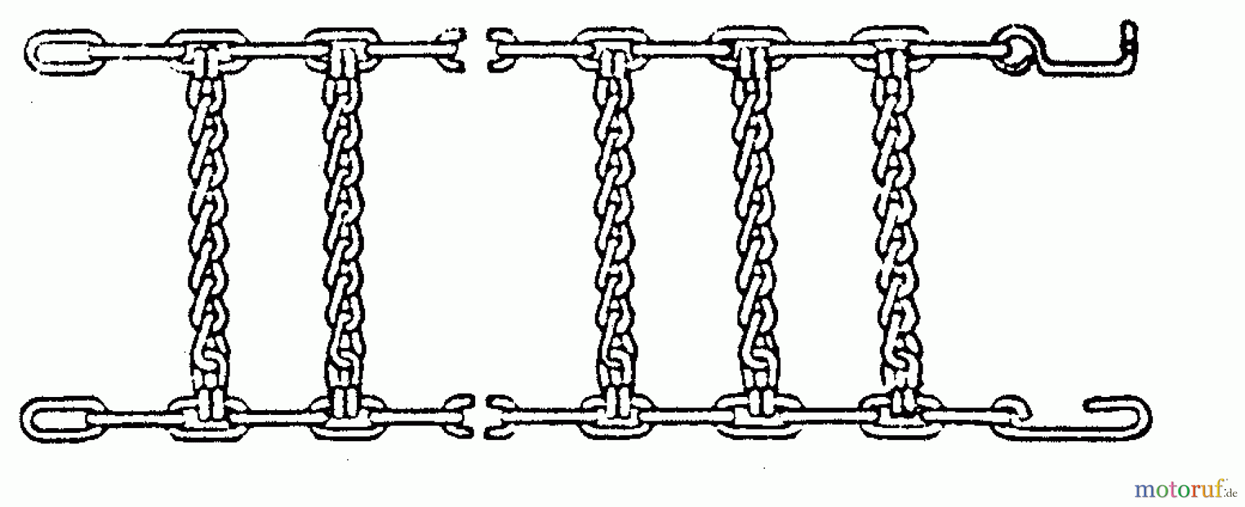 Snapper Zubehör. Rasenmäher 7061085 - Snapper Tire Chain Kit (18 x 8.5 - Snapper 8