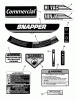 Snapper CP215519HV (7800038) - 21" Walk-Behind Mower, 5.5 HP, Steel Deck, Series 19 Ersatzteile DECALS
