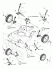 Snapper CP218520 (7800848) - 21" Walk-Behind Mower, 8.75 HP, Steel Deck Commercial Series 20 Ersatzteile Wheel & Height-of-Cut Assembly Group