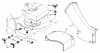 Snapper RLW359T - 19" Walk-Behind Mower, 3.5 HP, Steel Deck, Recycling, Series 9 Ersatzteile Accessory - Side Chute, Adapter