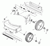 Snapper RLW359T - 19" Walk-Behind Mower, 3.5 HP, Steel Deck, Recycling, Series 9 Ersatzteile Wheels, Guards, Axles